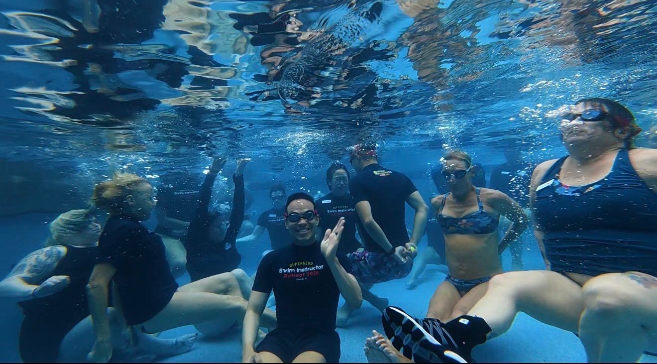 Underwater group photo